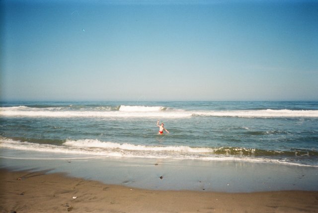 In the Pacific Ocean