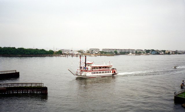 Steamer on the way to Sandy Hook