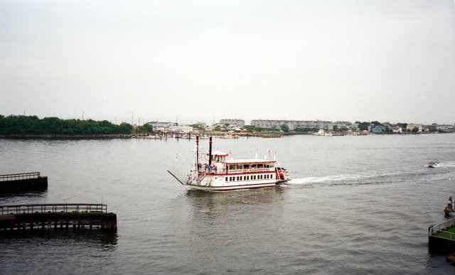 Steamer on the way to Sandy Hook